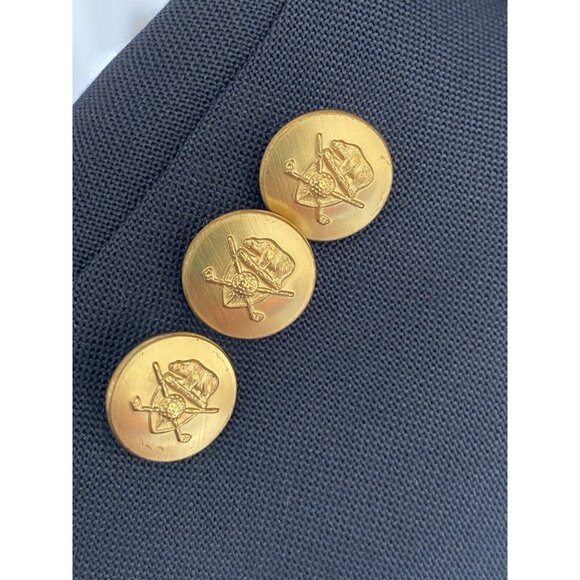 Jack Nicklaus Blazer Men's 46XL Single Breasted 2 Button Golf Club Bear Buttons - Picture 5 of 9